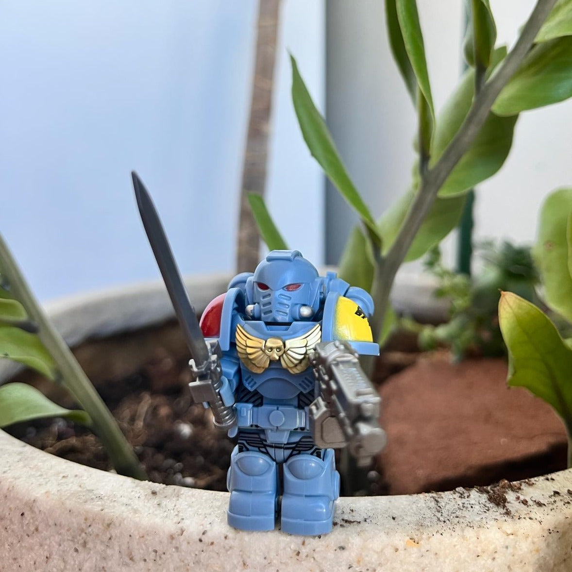 Space Wolves Lego Figurine