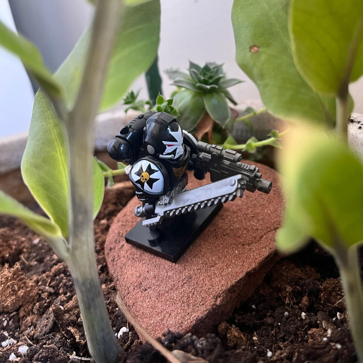 Black Templars Lego Figurine