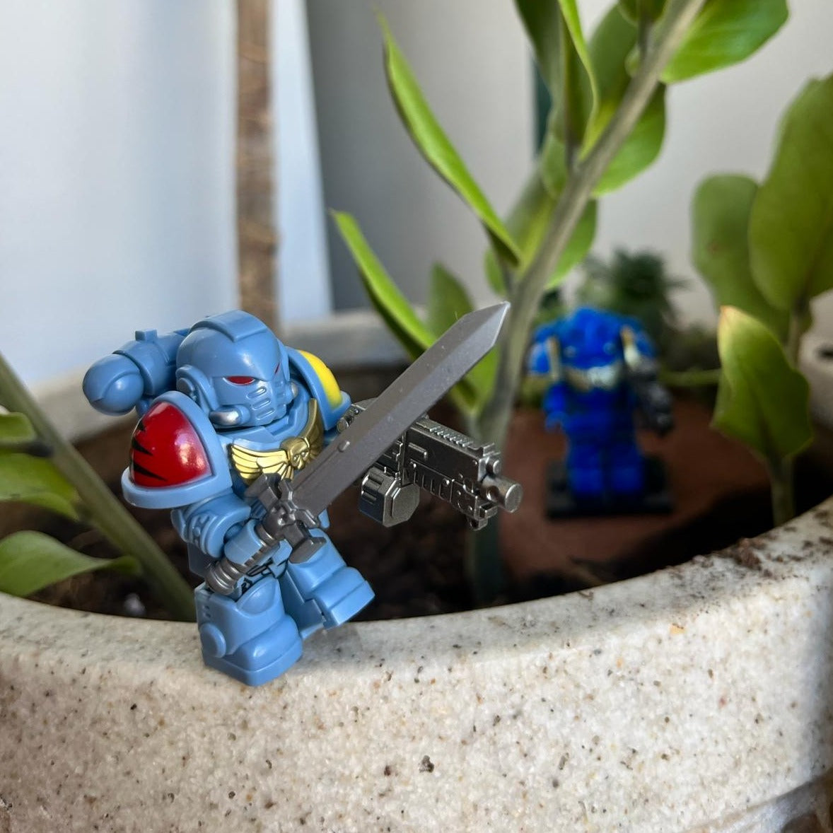 Space Wolves Lego Figurine