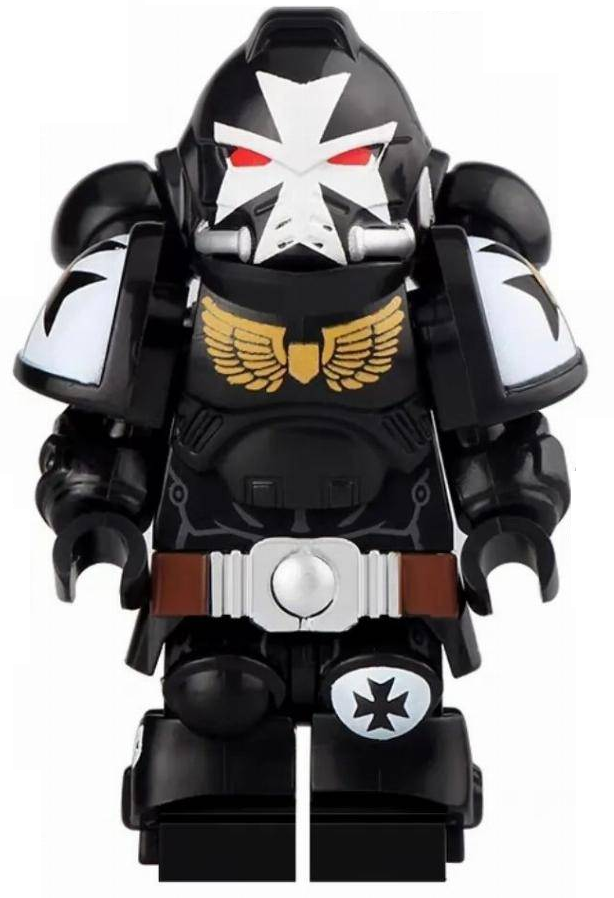 Black Templars Lego Figurine