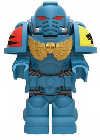 Space Wolves Lego Figurine