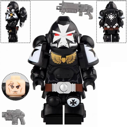 Black Templars Lego Figurine